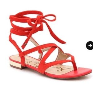 Sam Edelman Lace Up Sandals Size 7